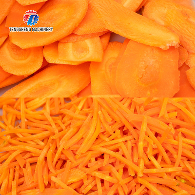 Balsam Pear Rutabaga Industrial Fruit Slicer , Fresh Organism Vegetable Cube Cutting Machine