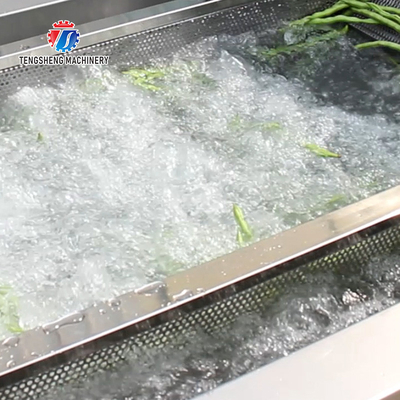 2.6KW Commercial vegetable washing machine Vegetable bubble cleaning machine vegetable cleaning equipment
