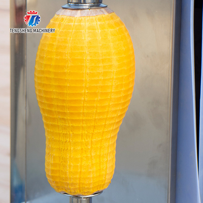 1.0KW 120KG Automatic rotary pineapple and watermelon peeler multifunction peeling and planing