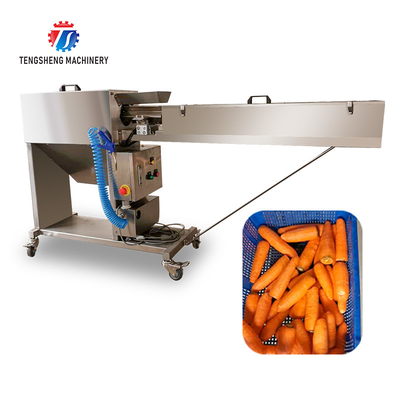 Automatic Stainless Steel Carrot Peeling Machine 0.1kw Food Processing Line