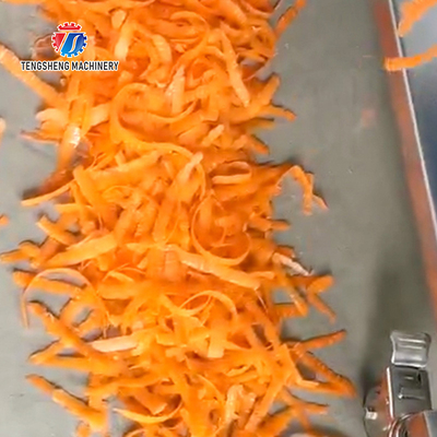 Automatic Stainless Steel Carrot Peeling Machine 0.1kw Food Processing Line