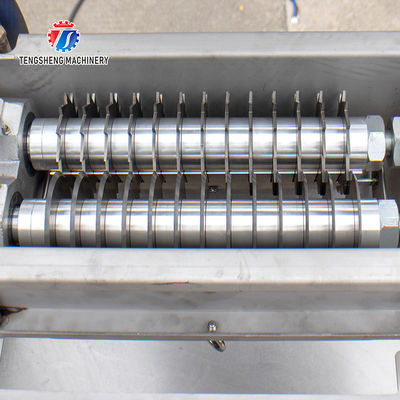 380V 2.2KW Canteen fresh meat slicing machine chicken neck duck neck slicing machine meat slicing machine